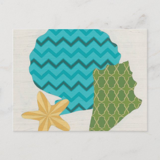 Cartão Postal Padrões de Shell II (Frente)