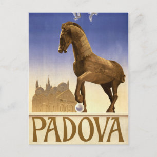 Cartão Postal Padua Padova Itália - Poster Restaurada