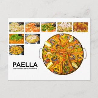 Cartão Postal paella