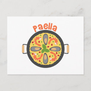 Cartão Postal Paella