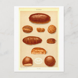 Cartão Postal Pães Antigos da Noruega