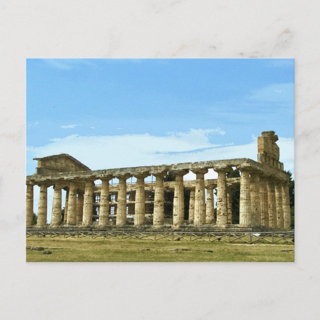 Cartão Postal Paestum (Frente)