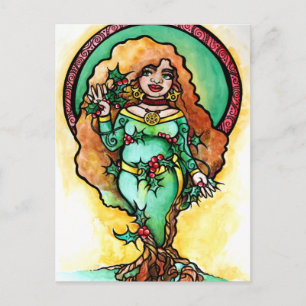 Cartão Postal Pagan Yule Goddess