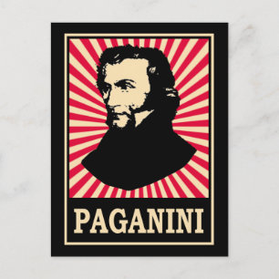 Cartão Postal Paganini