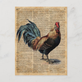 Cartão Postal Página Catálogo de Dicionários de Vintage do Cotta