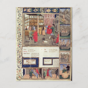 Cartão Postal Página do 'Canon of Medicine' de Avicena