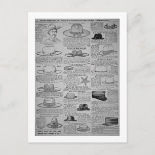 Cartão Postal Páginas de Sears, Roebuck de Chicago, catálogo d