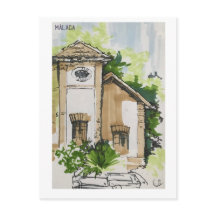 Páginas do Skethchbook Málaga. Marcadores