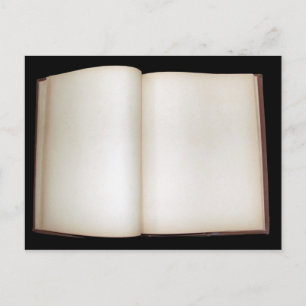 Cartão Postal Páginas em branco