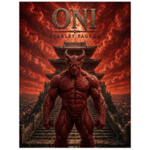 Pagode Carmesim Oni Cinema Sombrio