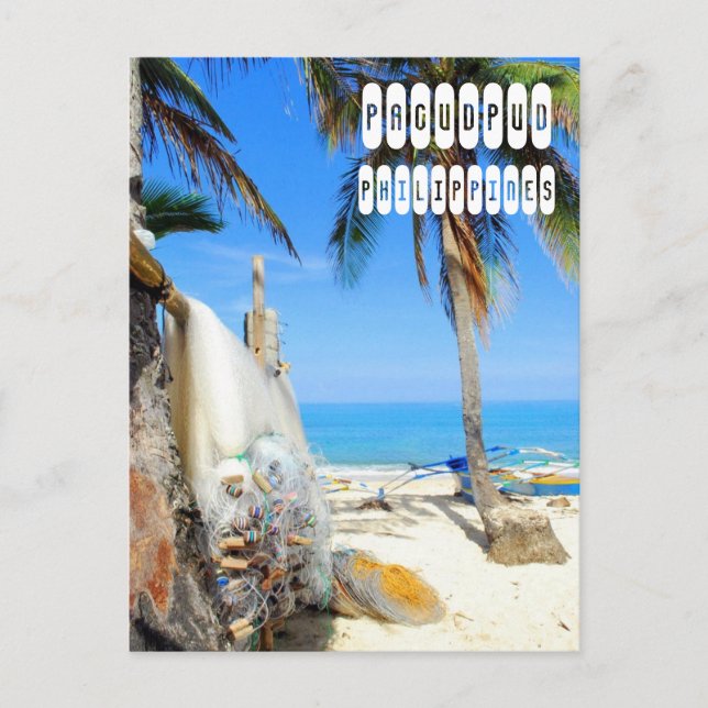 Cartão Postal Pagudpud Beach of Ilocos (Frente)