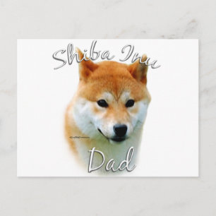 Cartão Postal Pai 2 da Shiba Inu