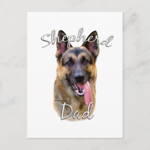 Cartão Postal pai 2 do german shepherd