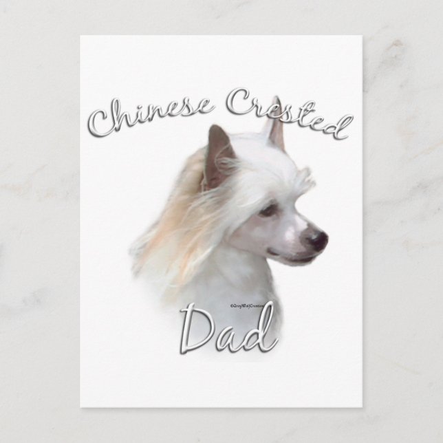 Cartão Postal Pai 2 Pinto Chinês (pó) (Frente)