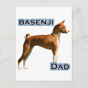 Cartão Postal Pai 4 Basenji