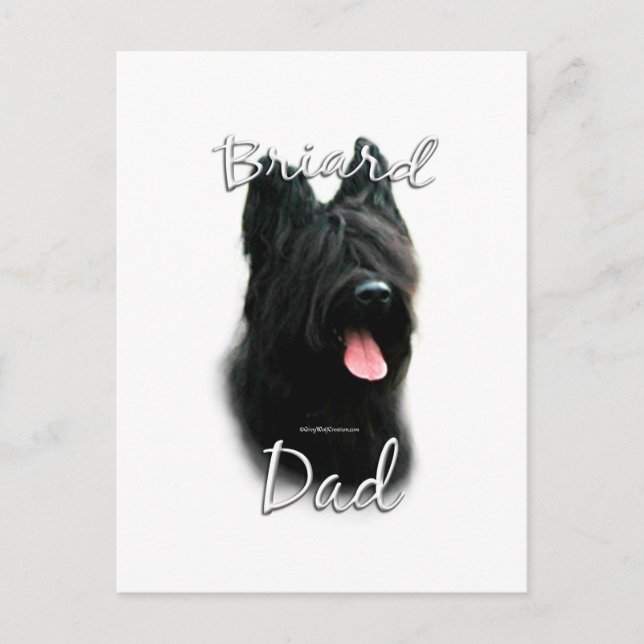 Cartão Postal Pai Briard 2 (Frente)