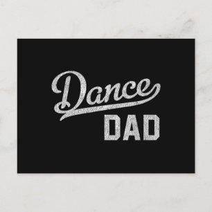 Cartão Postal Pai da Dança Orgulhoso Dançarino Pai