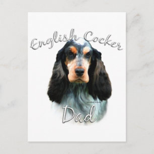 Cartão Postal Pai do English Cocker Spaniel 2