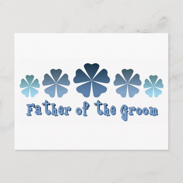 Cartão Postal Pai do Noivo (Frente)