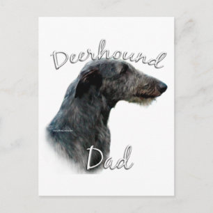Cartão Postal Pai do Scottish Deerhound 2