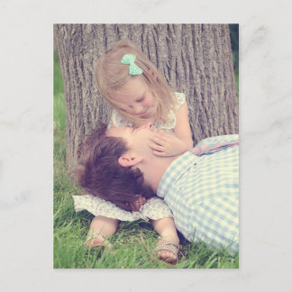 Cartão Postal Pai E Filha