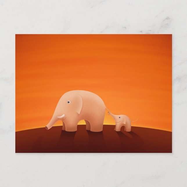 Cartão Postal Pai e Filho (Frente)