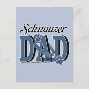 Cartão Postal Pai Schnauzer