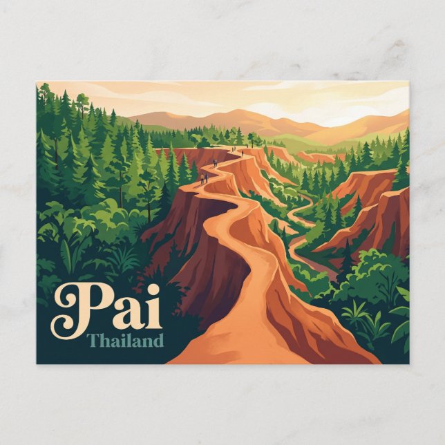 Cartão Postal Pai Tailândia (Frente)