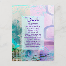 Cartão Postal Pai, Você Ficou Ao Meu Lado - Simpatia