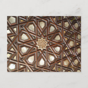 Cartão Postal painel de madeira