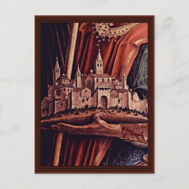 Cartão Postal Painel direito Altar Triptych (Frente)