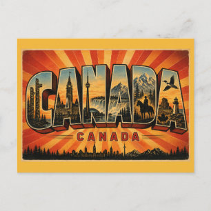 Cartão Postal País Canadá Vintage