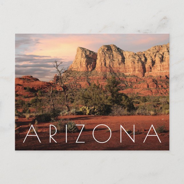 Cartão Postal País vermelho da rocha (Frente)