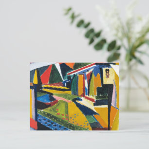 Cartão Postal Paisagem Abstrata (1915–1916) - Henry Lyman Sayen