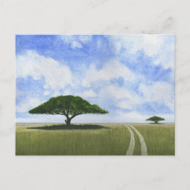 Cartão Postal Paisagem Africana