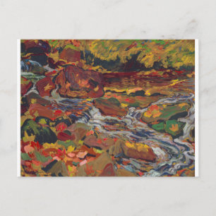 Cartão Postal Paisagem canadense O rio selvagem por Jackson