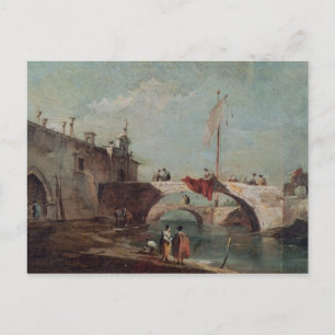 Cartão Postal Paisagem com Canal