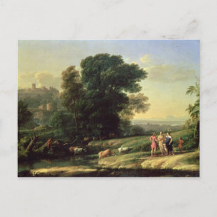 Cartão Postal Paisagem com Cephalus