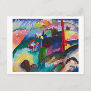 Cartão Postal Paisagem com Chaminé de Fábrica, Wassily Kandinsky