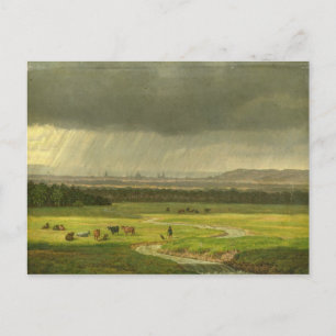 Cartão Postal Paisagem com Dresden à Distância, 1830