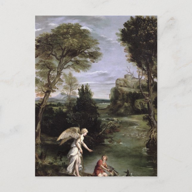 Cartão Postal Paisagem com Tobias no porão do Peixe (Frente)