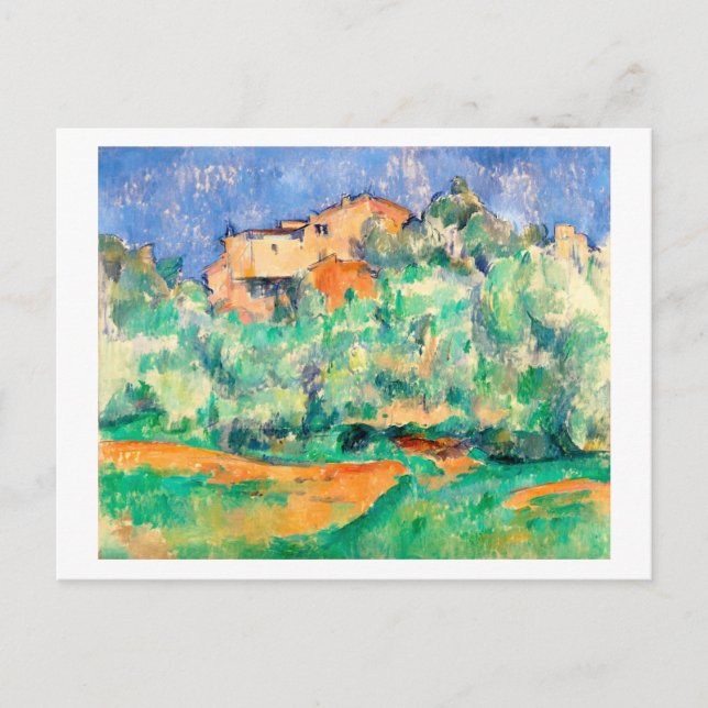 Cartão Postal Paisagem com uma Casa, Cezanne (Frente)