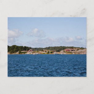 Cartão Postal Paisagem costeira idílica