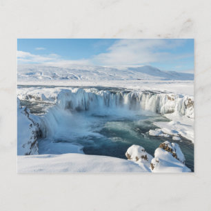 Cartão Postal Paisagem da Cascata de Godafoss