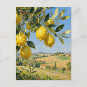 Cartão Postal Paisagem da Figueira de Limão da Toscana
