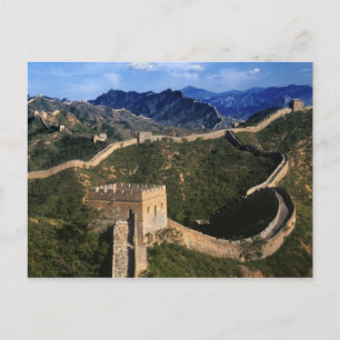 Cartão Postal Paisagem da Grande Muralha, Jinshanling, China