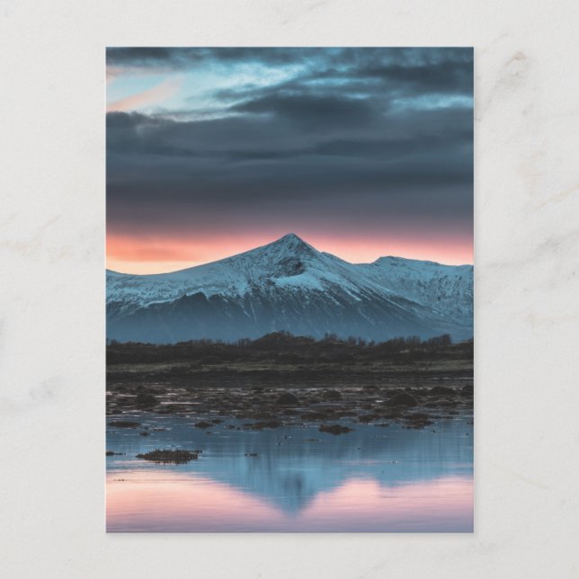 Cartão Postal Paisagem da Noruega (Frente)