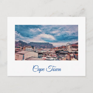 Cartão Postal Paisagem da orla de Cidade do Cabo Montanha da Mes