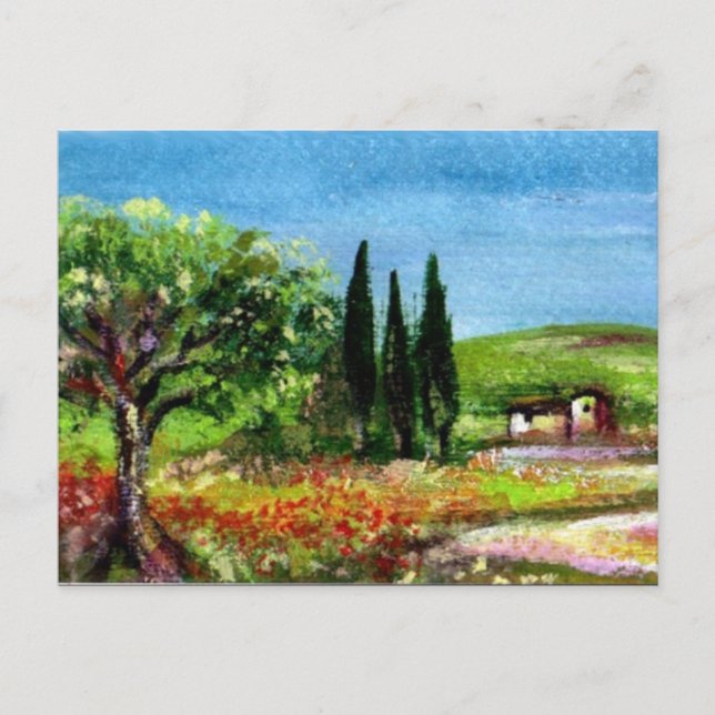 CARTÃO POSTAL PAISAGEM DA TOSCANA 5 (Frente)