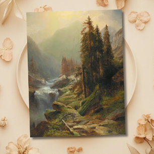 Cartão Postal Paisagem das Grandes Montanhas - Albert Zimmermann